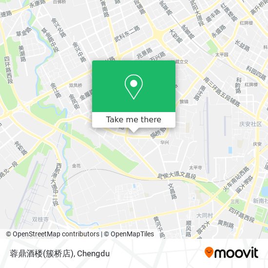 蓉鼎酒楼(簇桥店) map