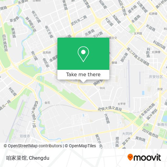 咱家菜馆 map