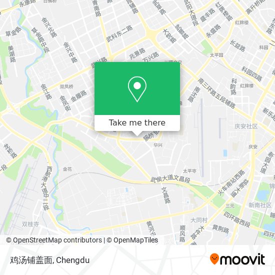 鸡汤铺盖面 map