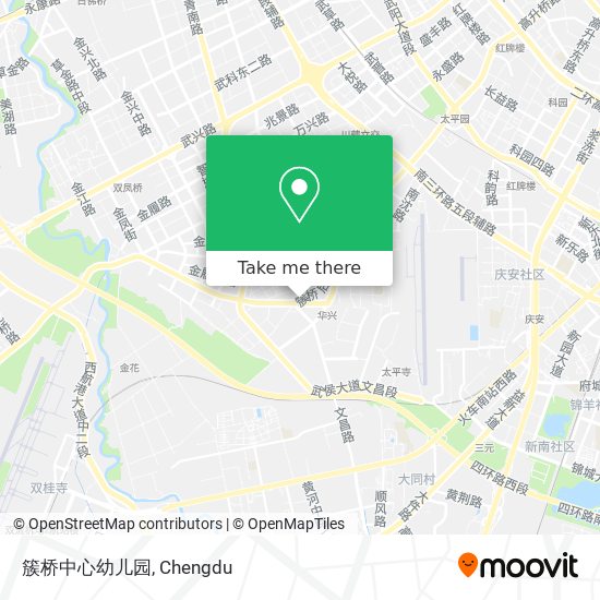 簇桥中心幼儿园 map