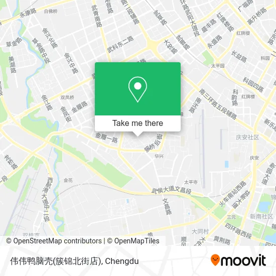 伟伟鸭脑壳(簇锦北街店) map