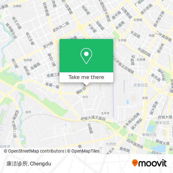 康洁诊所 map
