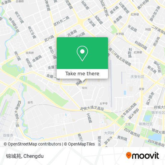 锦城苑 map