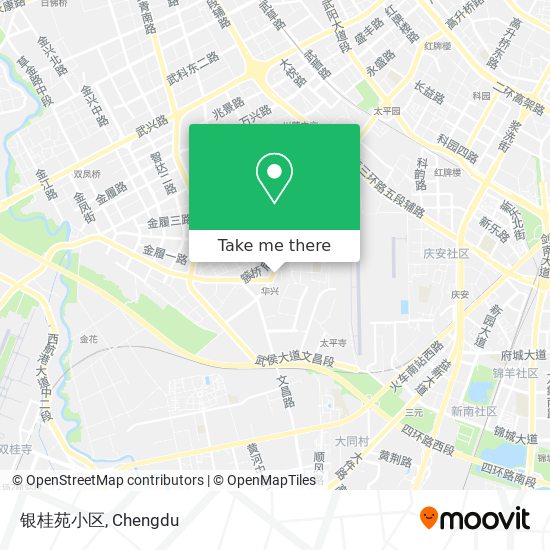 银桂苑小区 map