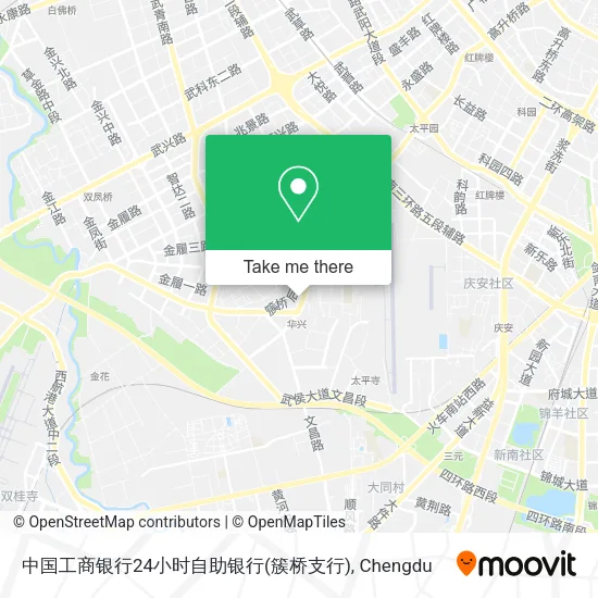 中国工商银行24小时自助银行(簇桥支行) map