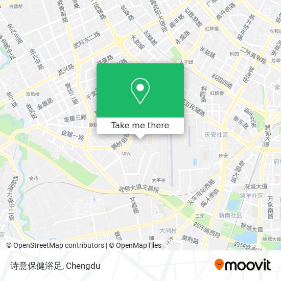 诗意保健浴足 map