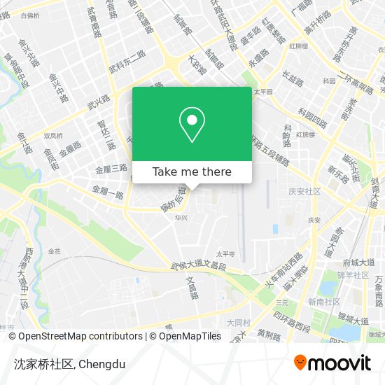 沈家桥社区 map