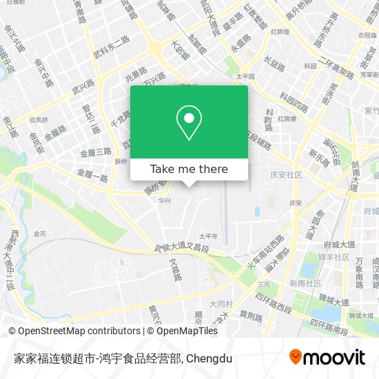 家家福连锁超市-鸿宇食品经营部 map