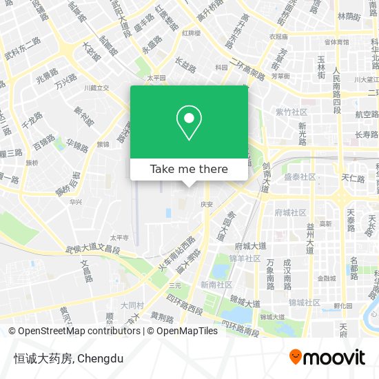 恒诚大药房 map