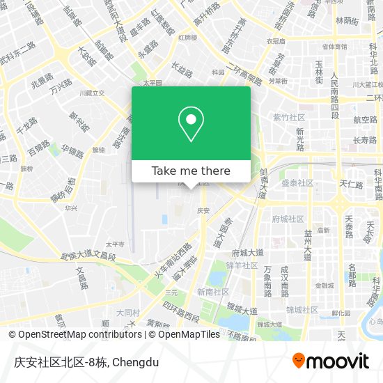 庆安社区北区-8栋 map