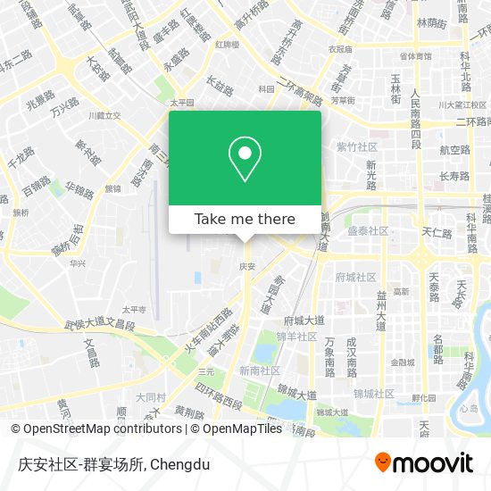 庆安社区-群宴场所 map