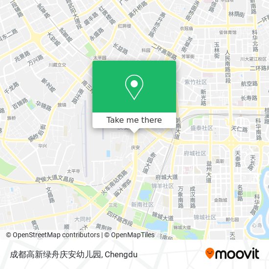 成都高新绿舟庆安幼儿园 map