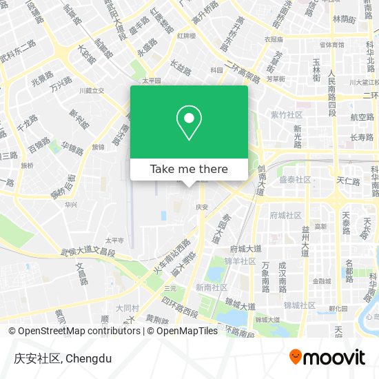 庆安社区 map