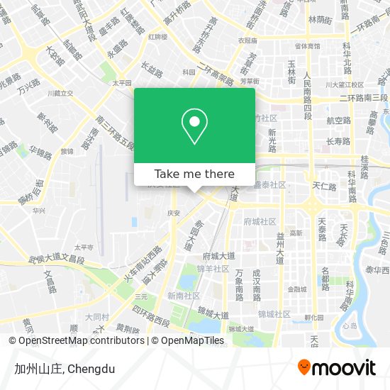 加州山庄 map