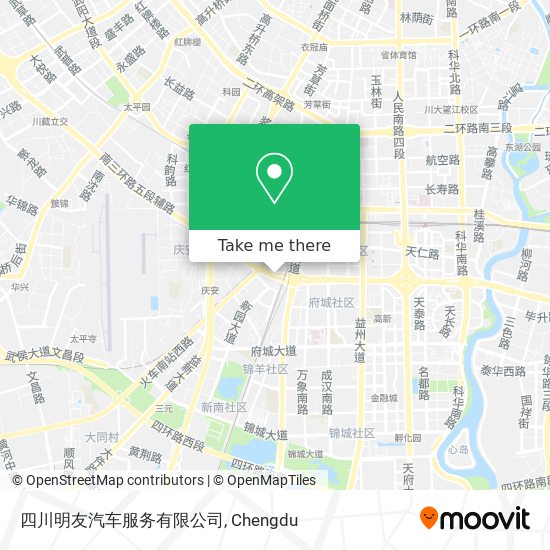 四川明友汽车服务有限公司 map