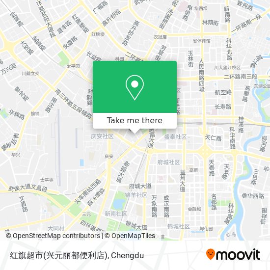 红旗超市(兴元丽都便利店) map