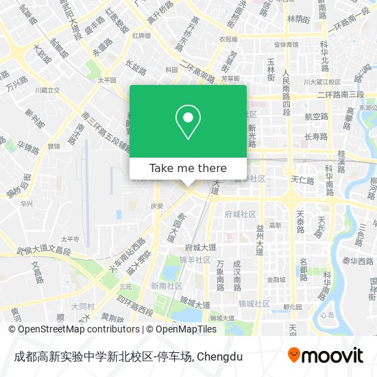 成都高新实验中学新北校区-停车场 map