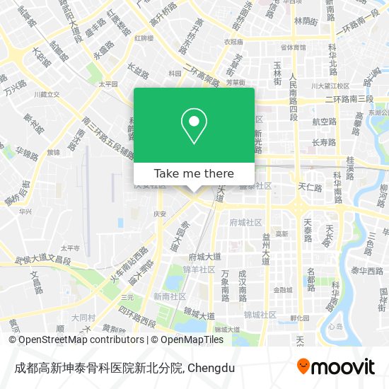 成都高新坤泰骨科医院新北分院 map