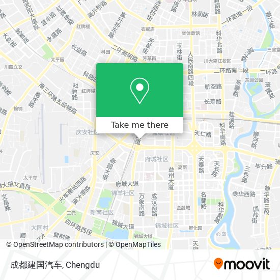 成都建国汽车 map