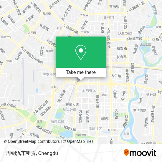 周到汽车租赁 map