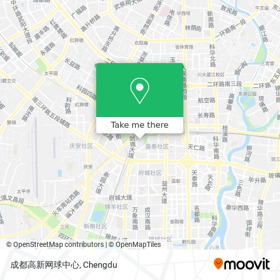 成都高新网球中心 map