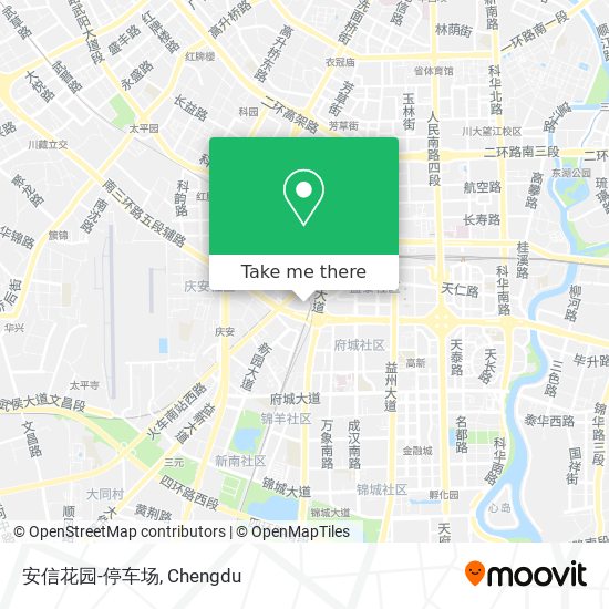 安信花园-停车场 map