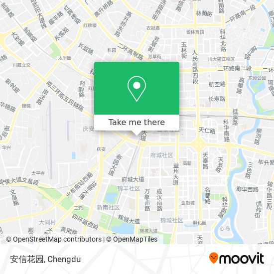 安信花园 map