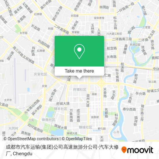 成都市汽车运输(集团)公司高速旅游分公司-汽车大修厂 map