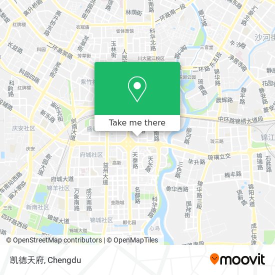 凯德天府 map
