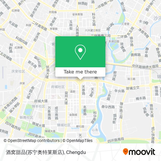 酒窝甜品(苏宁奥特莱斯店) map
