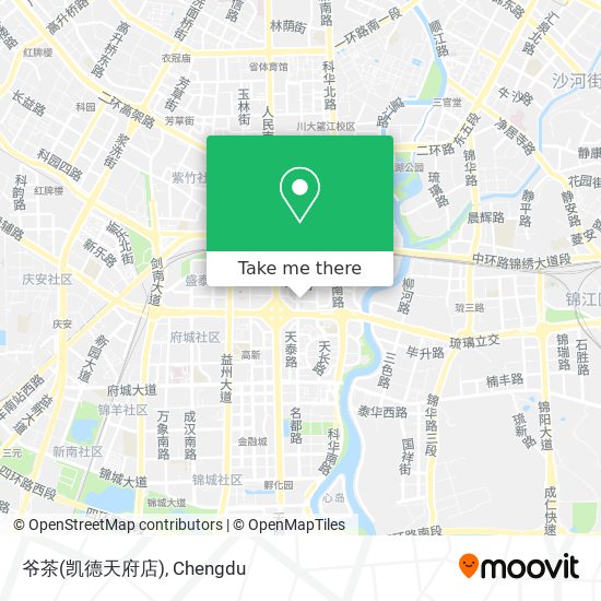 爷茶(凯德天府店) map