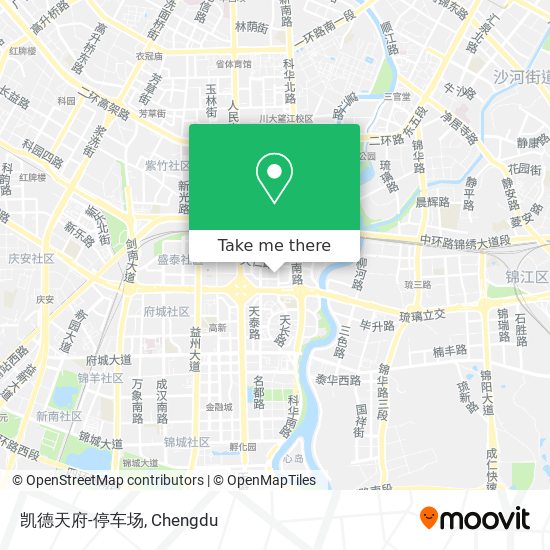 凯德天府-停车场 map