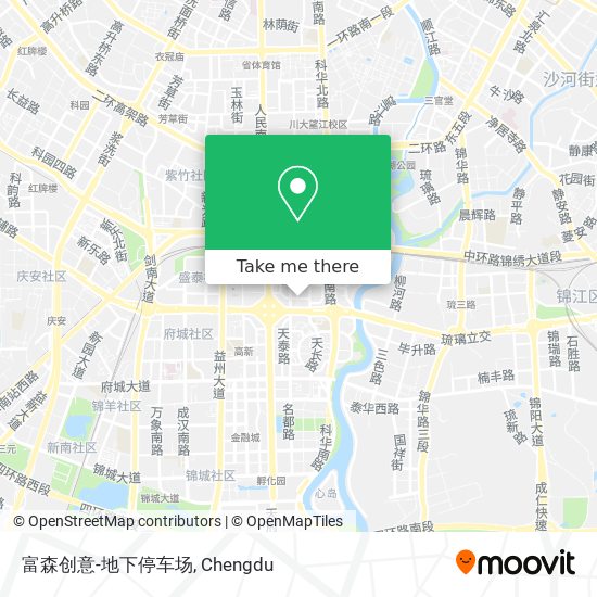 富森创意-地下停车场 map