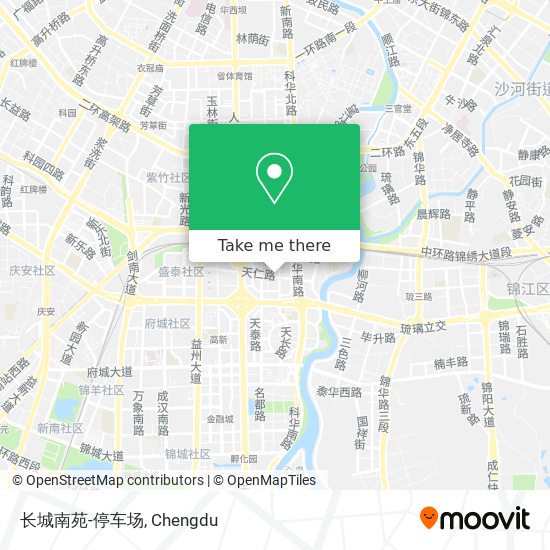 长城南苑-停车场 map