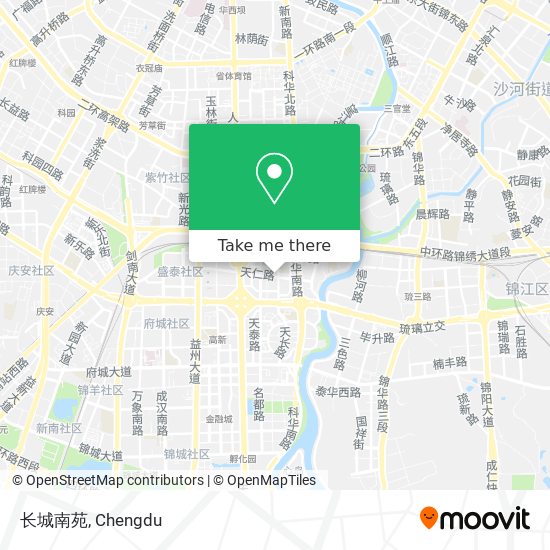长城南苑 map