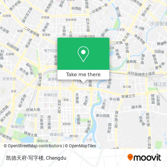 凯德天府-写字楼 map