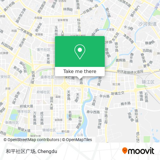 和平社区广场 map
