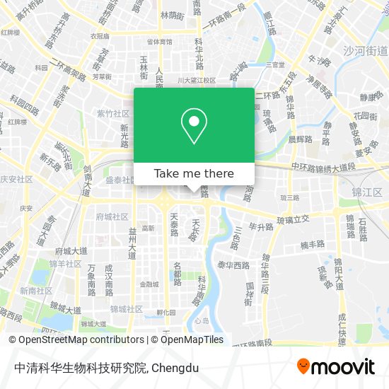 中清科华生物科技研究院 map