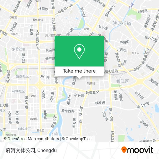 府河文体公园 map