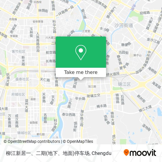 柳江新居一、二期(地下、地面)停车场 map