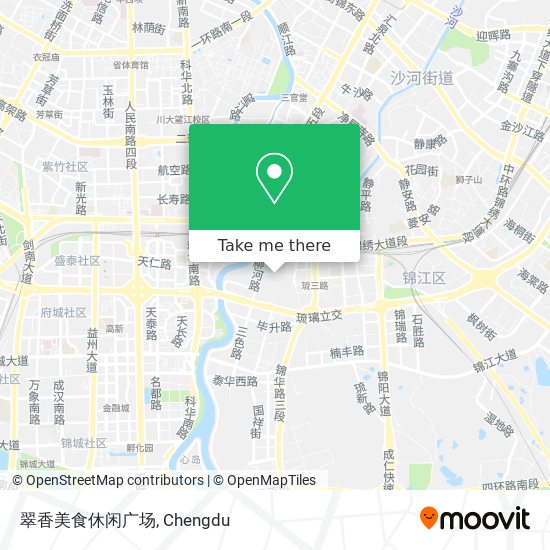 翠香美食休闲广场 map