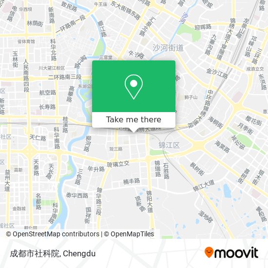 成都市社科院 map