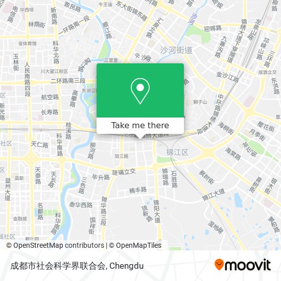 成都市社会科学界联合会 map