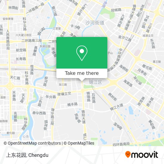 上东花园 map
