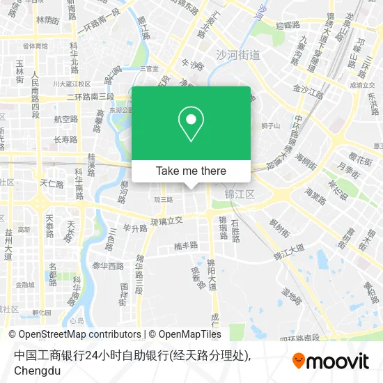 中国工商银行24小时自助银行(经天路分理处) map