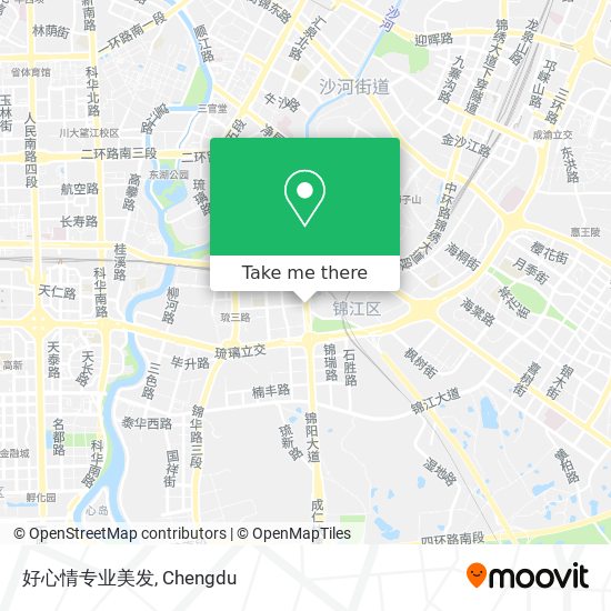好心情专业美发 map