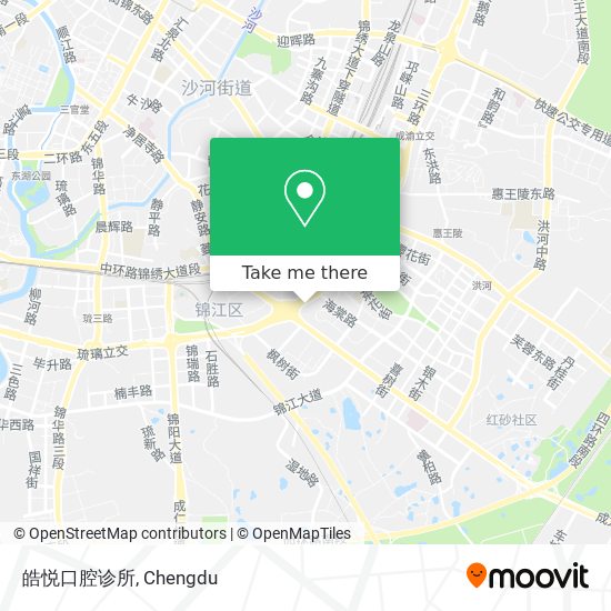 皓悦口腔诊所 map