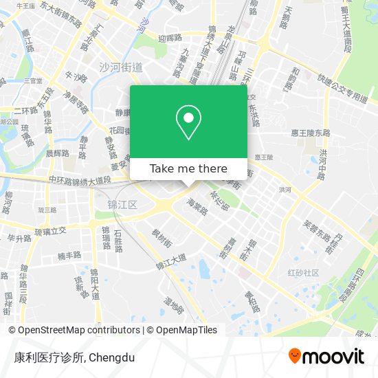 康利医疗诊所 map