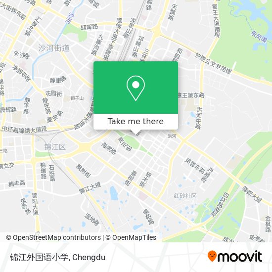 锦江外国语小学 map