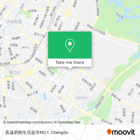 真诚易购生活超市NO.1 map